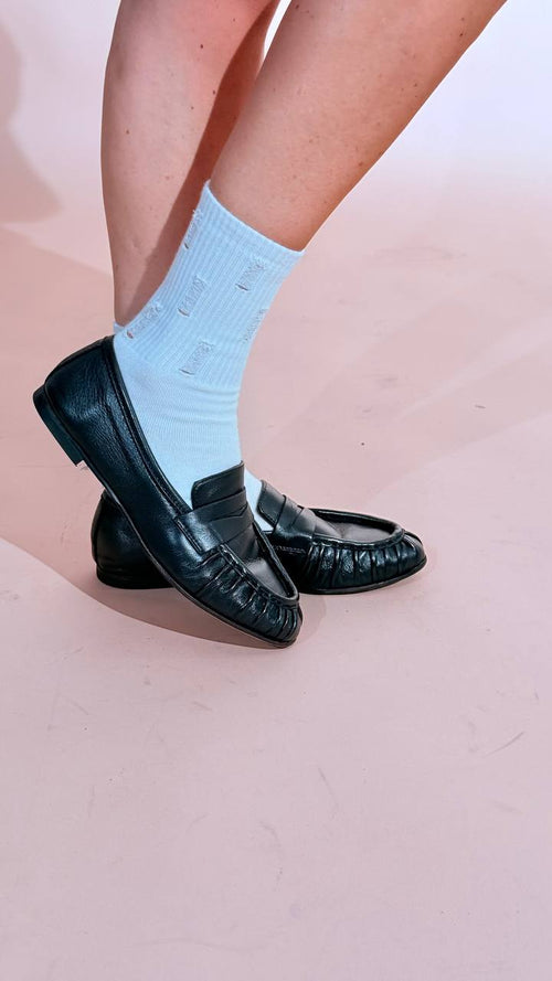 CLAIRE MILANO "Leon" mocassino GI02065 NERO 