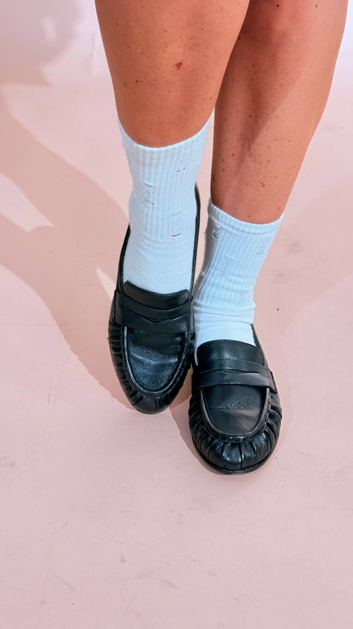 CLAIRE MILANO "Leon" mocassino GI02065 NERO 