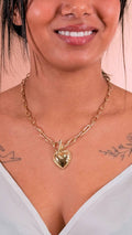 CLUB MANHATTAN Collana cuore CLBMAMOREN ORO 