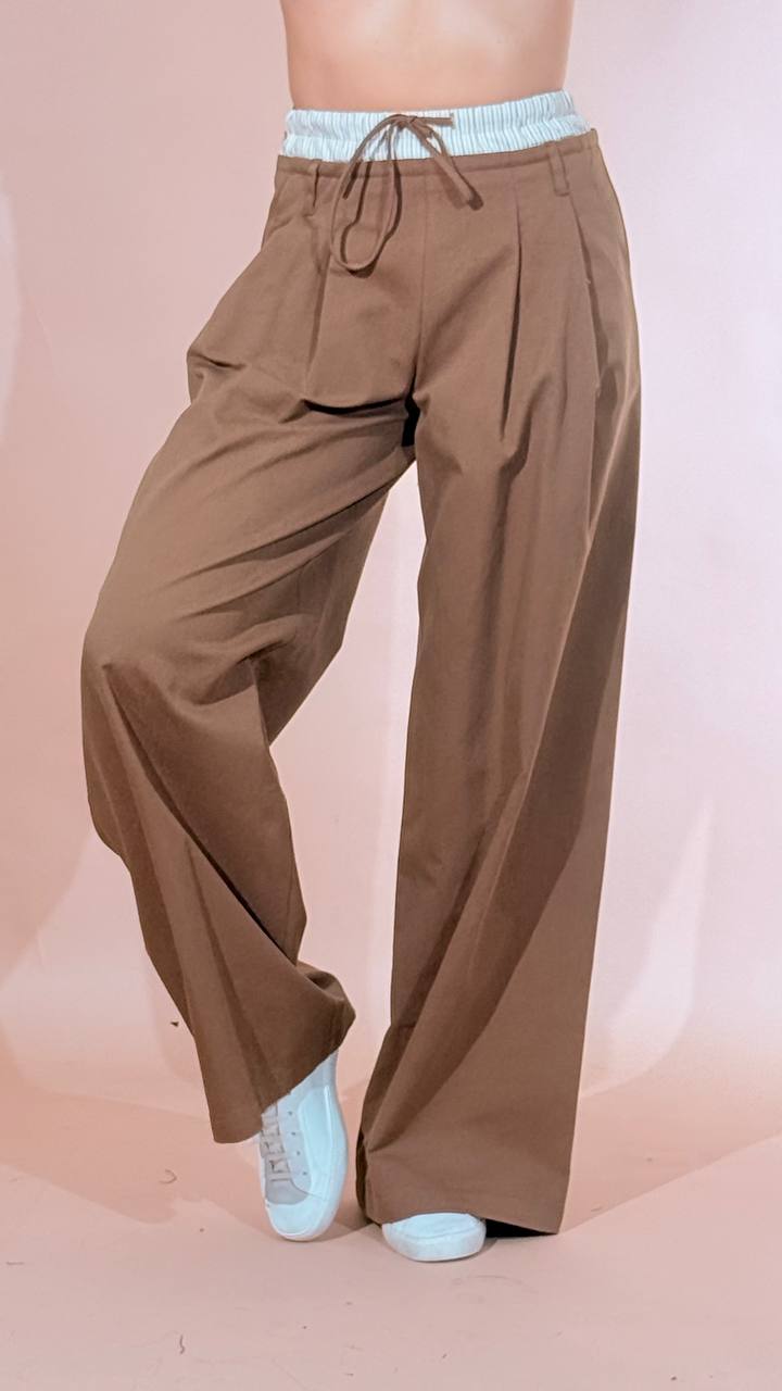 ELEH Toffy pantalone EFW260007 CUOIO 