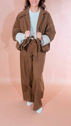 ELEH Toffy pantalone EFW260007 CUOIO 
