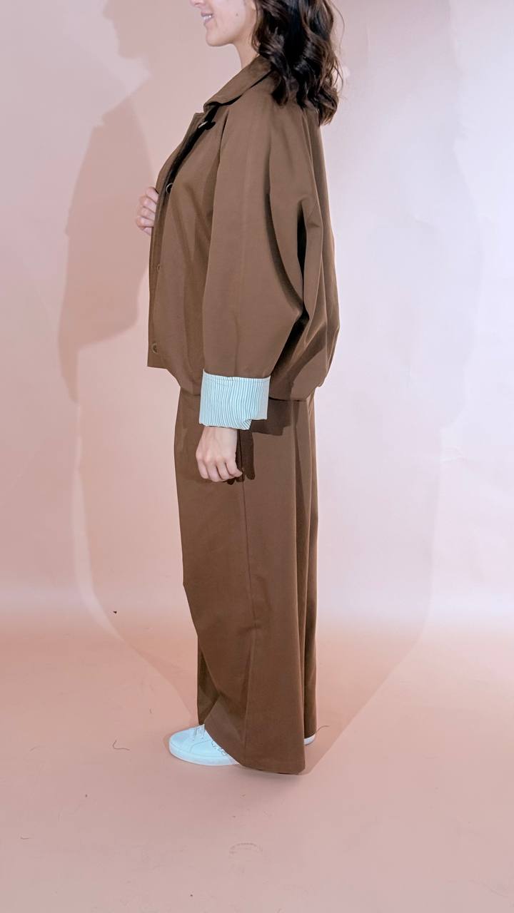 ELEH Toffy pantalone EFW260007 CUOIO 