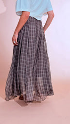 ELEH "Vivienne" gonna check EFW260294 MARRONE 