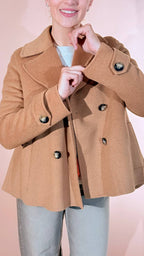 FRACOMINA caramel cappotto corto FR26WC1008W80801 CAMMELLO 