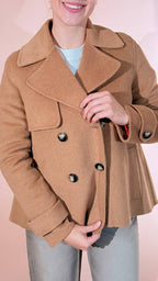 FRACOMINA caramel cappotto corto FR26WC1008W80801 CAMMELLO 