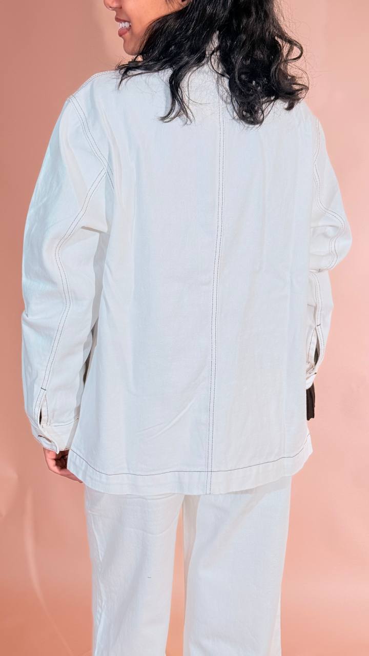 GLAMOROUS Camicia stone con imounture moro AN5842 PANNA 