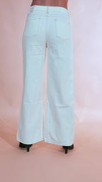 GLAMOROUS Jeans stone con impunture marroni KA7068A PANNA 