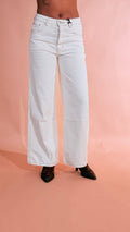 GLAMOROUS Jeans stone con impunture marroni KA7068A PANNA 