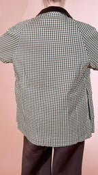 GLAMOROUS Check jacjet con collo velluto KA7700 MORO 