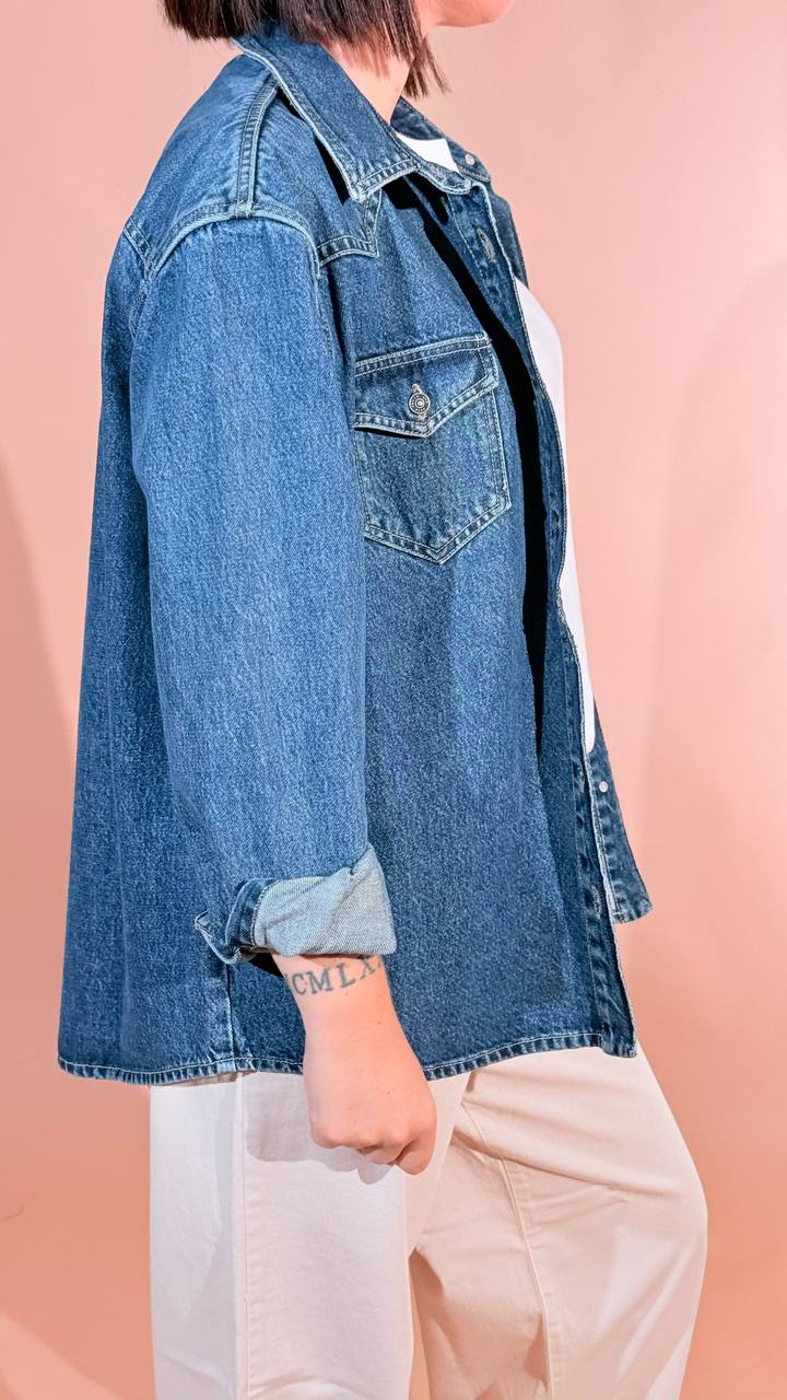 GODSAVEDENIM "Artemide" camicia denim over ARTEMIDE-5 DENIM 