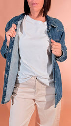 GODSAVEDENIM "Artemide" camicia denim over ARTEMIDE-5 DENIM 