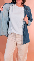 GODSAVEDENIM "Artemide" camicia denim over ARTEMIDE-5 DENIM 