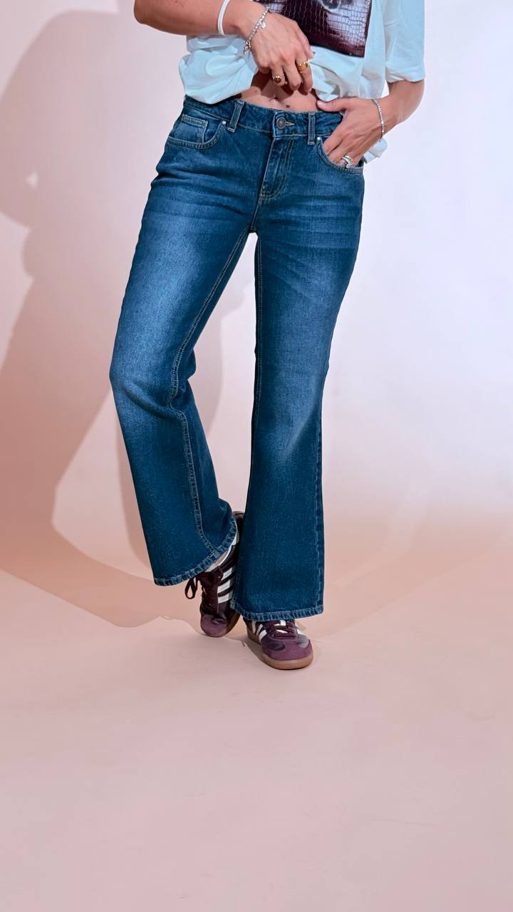 GODSAVEDENIM "Bellona" jeans trombetta BELLONA-8 DENIM 