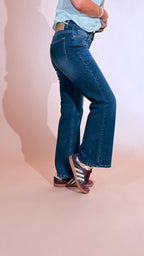 GODSAVEDENIM "Bellona" jeans trombetta BELLONA-8 DENIM 
