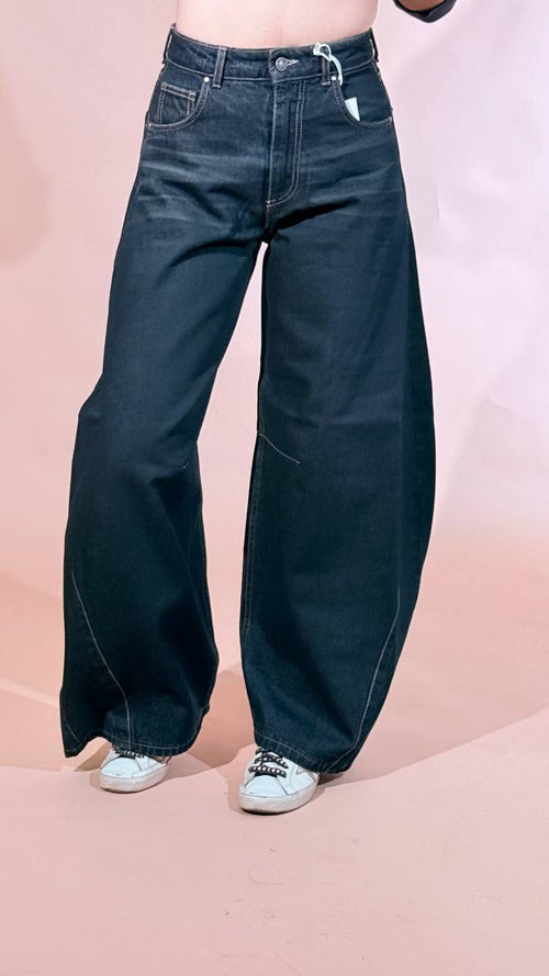 GODSAVEDENIM "iride" baloon IRIDE-18 NERO 