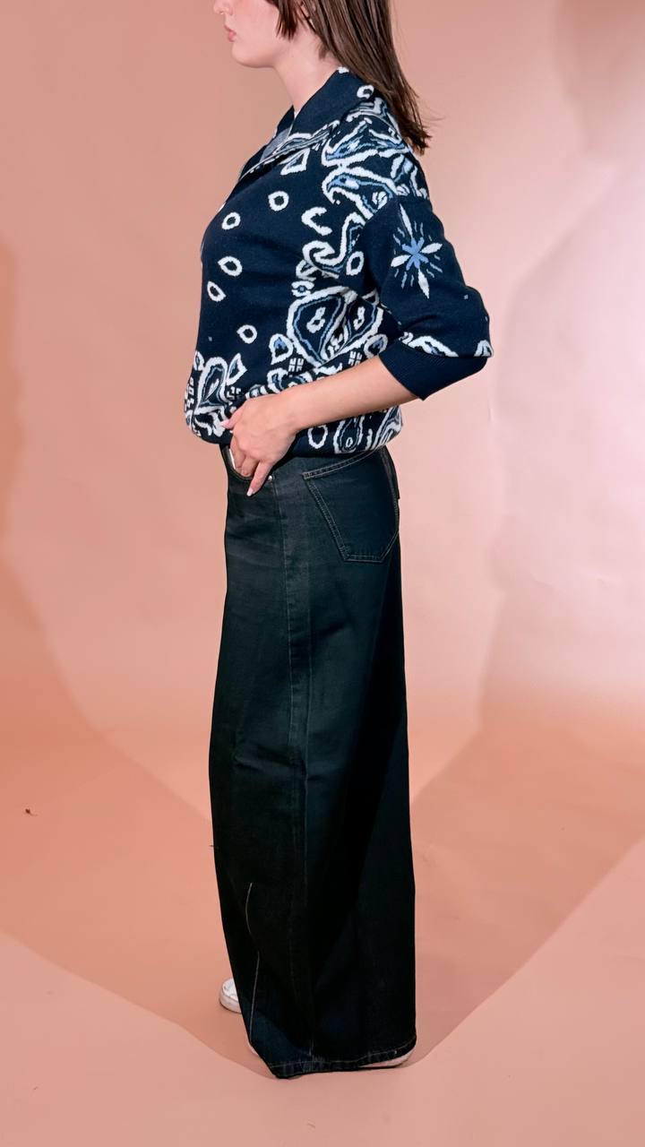 GODSAVEDENIM "iride" baloon IRIDE-18 NERO 