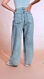 GODSAVEDENIM "Zefiro" slouchy ZEFIRO-10 GRIGIO 