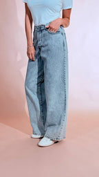 GODSAVEDENIM "Zefiro" slouchy ZEFIRO-10 GRIGIO 