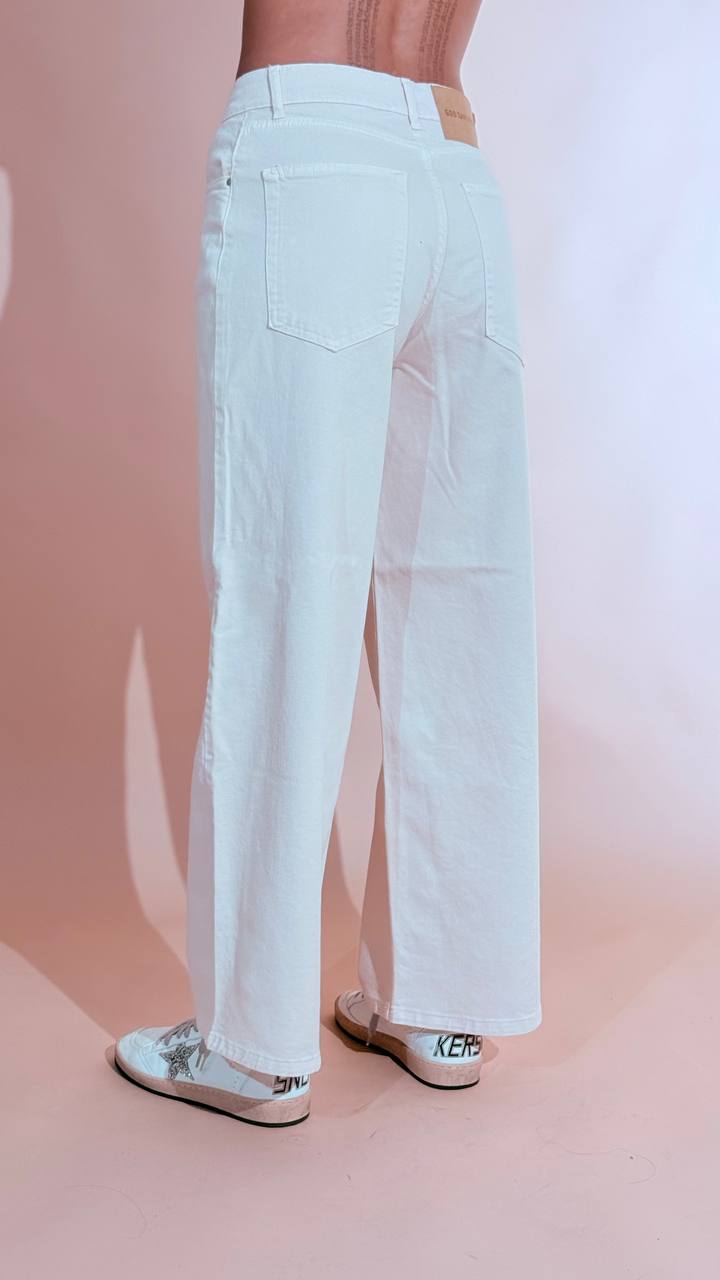 GODSAVEDENIM "zefiro" palazzo slouchy ZEFIRO-11 ECRU 