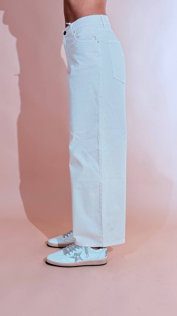 GODSAVEDENIM "zefiro" palazzo slouchy ZEFIRO-11 ECRU 