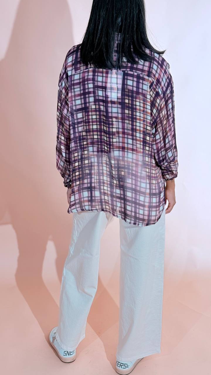 GODSAVEDENIM "zefiro" palazzo slouchy ZEFIRO-11 ECRU 