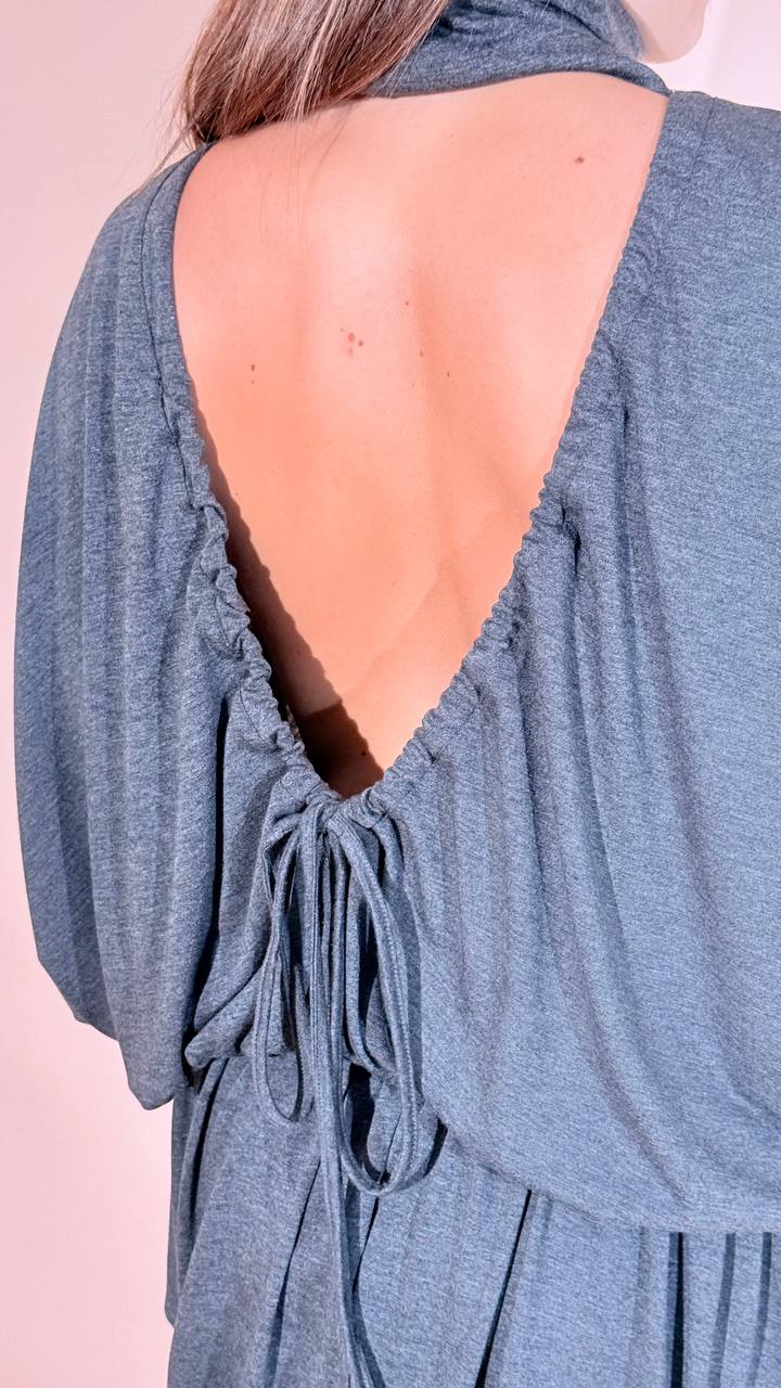 HAVE ONE abito silk AVS-R090 GRIGIO 