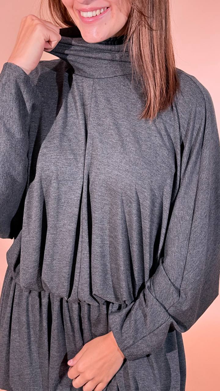 HAVE ONE abito silk AVS-R090 GRIGIO 