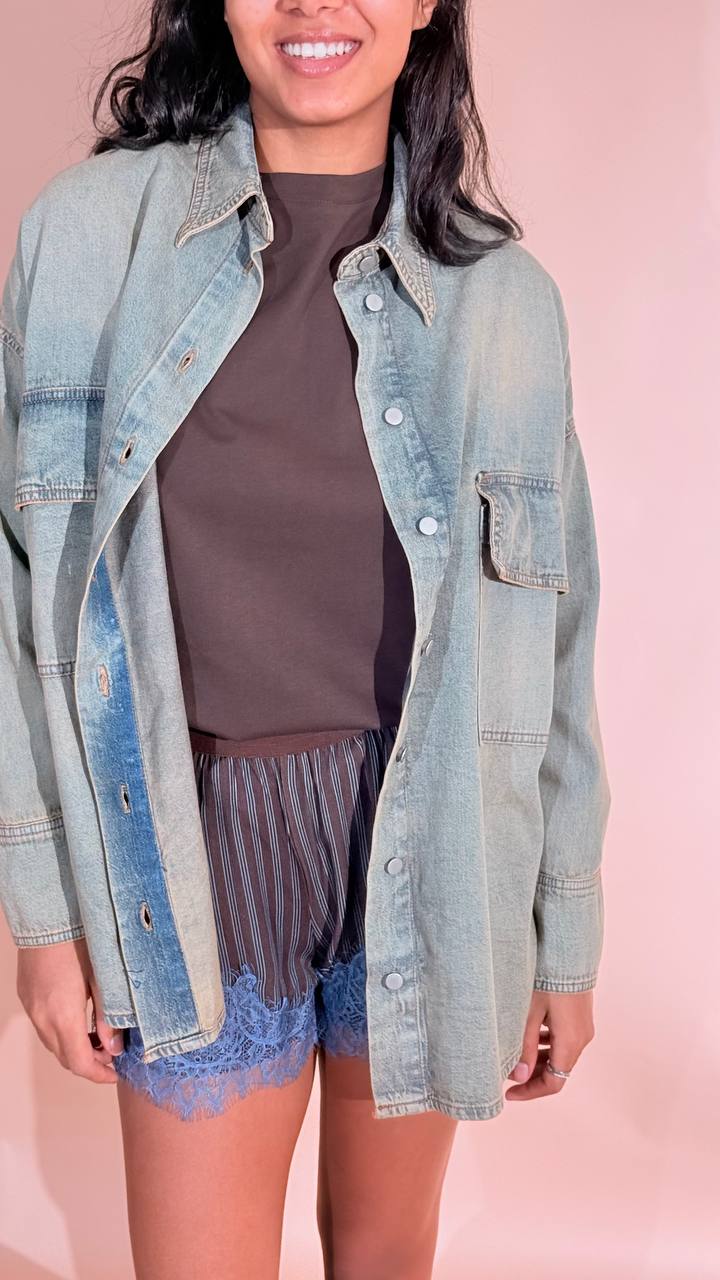 HAVE ONE Denim camicia CGZ-R029 DENIM 