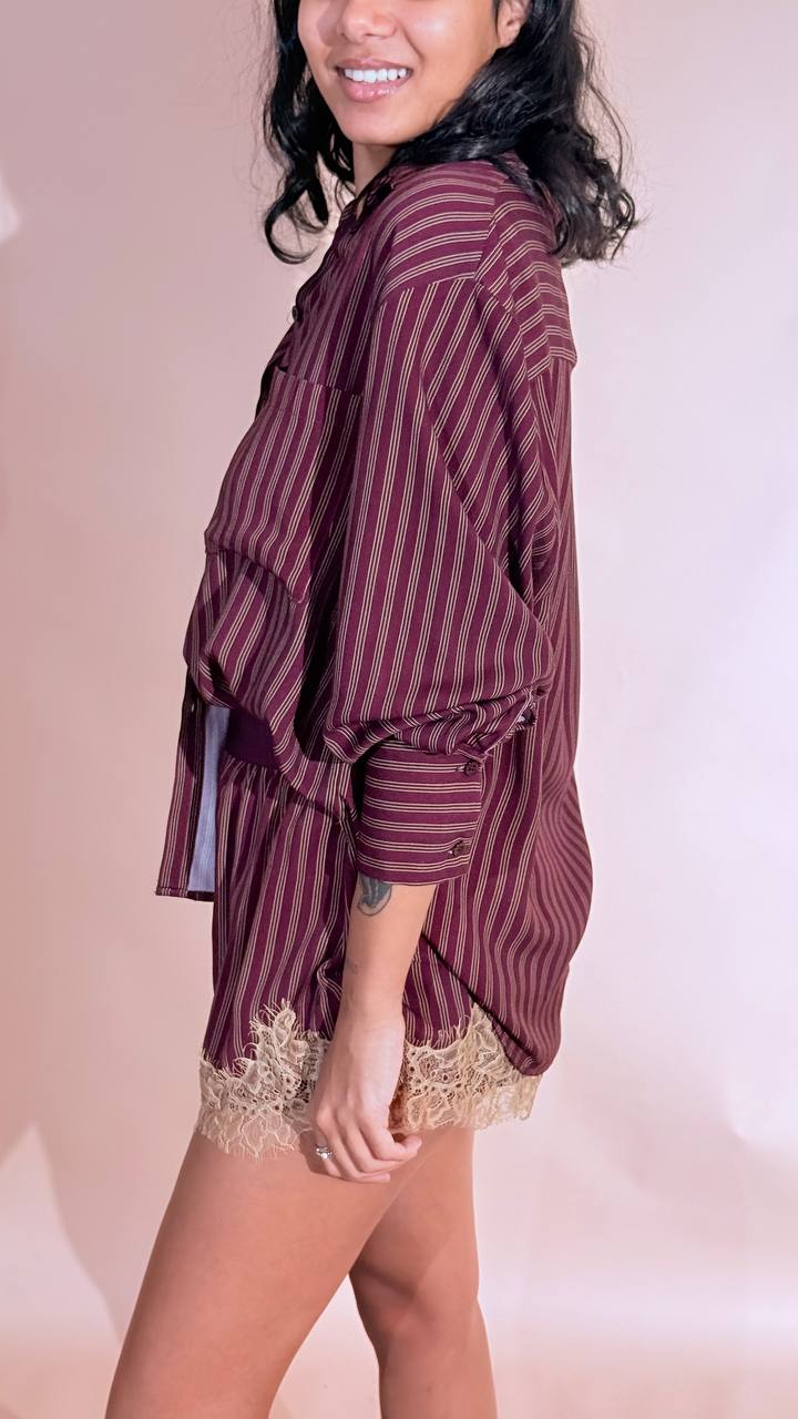 HAVE ONE Mavi camicia CMA-R058 BOURDEAUX 