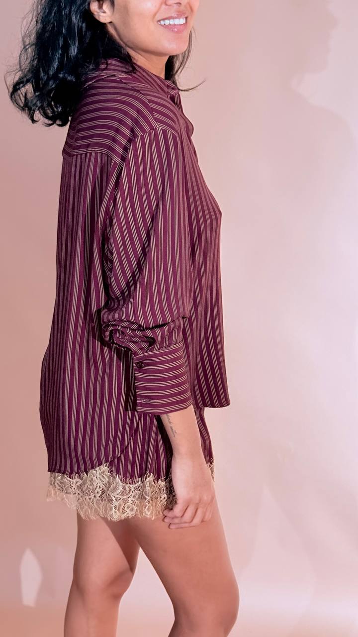 HAVE ONE Mavi camicia CMA-R058 BOURDEAUX 