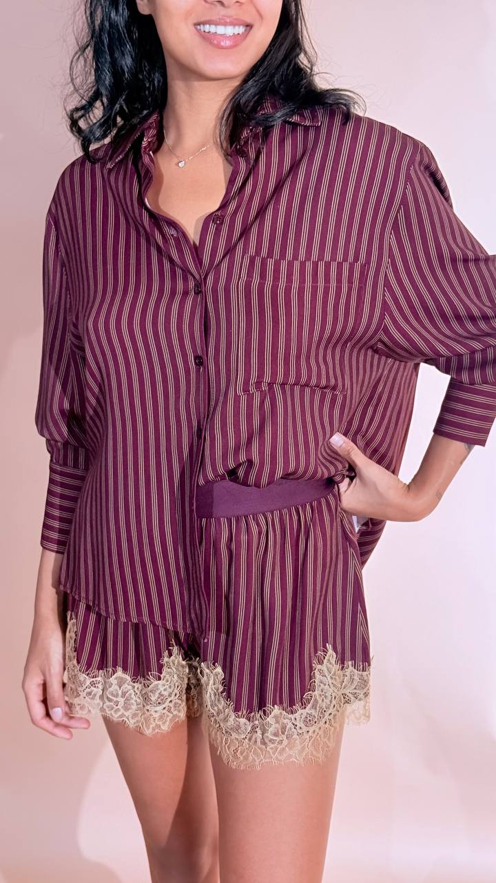 HAVE ONE Mavi camicia CMA-R058 BOURDEAUX 