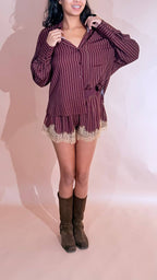 HAVE ONE Mavi camicia CMA-R058 BOURDEAUX 