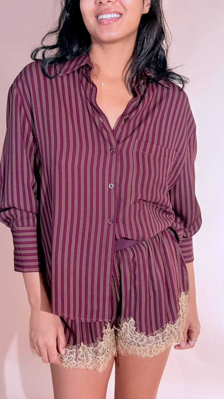 HAVE ONE Mavi camicia CMA-R058 BOURDEAUX 