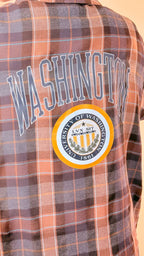 HAVE ONE American camicia CMA-R123 MORO 