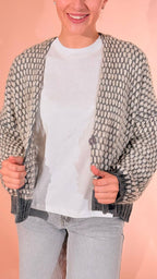 HAVE ONE Babol cardigan MIT-R133 GRIGIO 