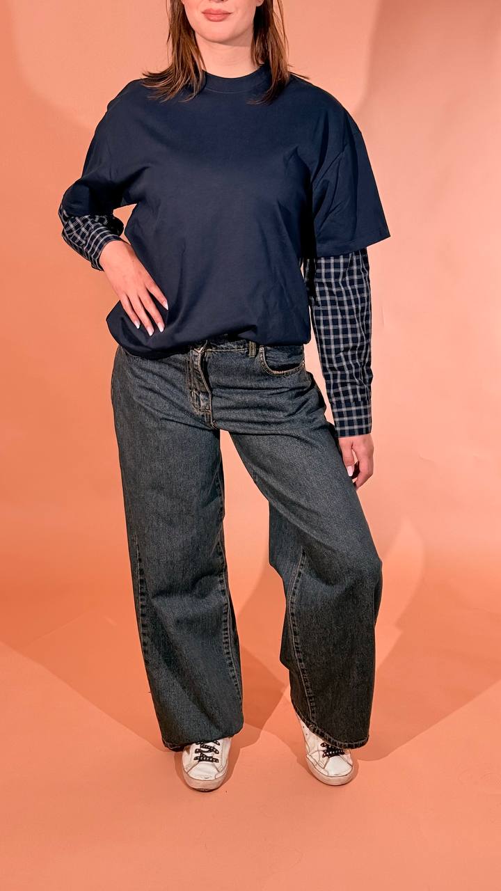 HAVE ONE Bella denim chiaro PLS-R102  