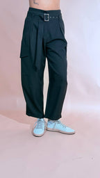 HAVE ONE Worker pantalone tasche PMN-R015 NERO 