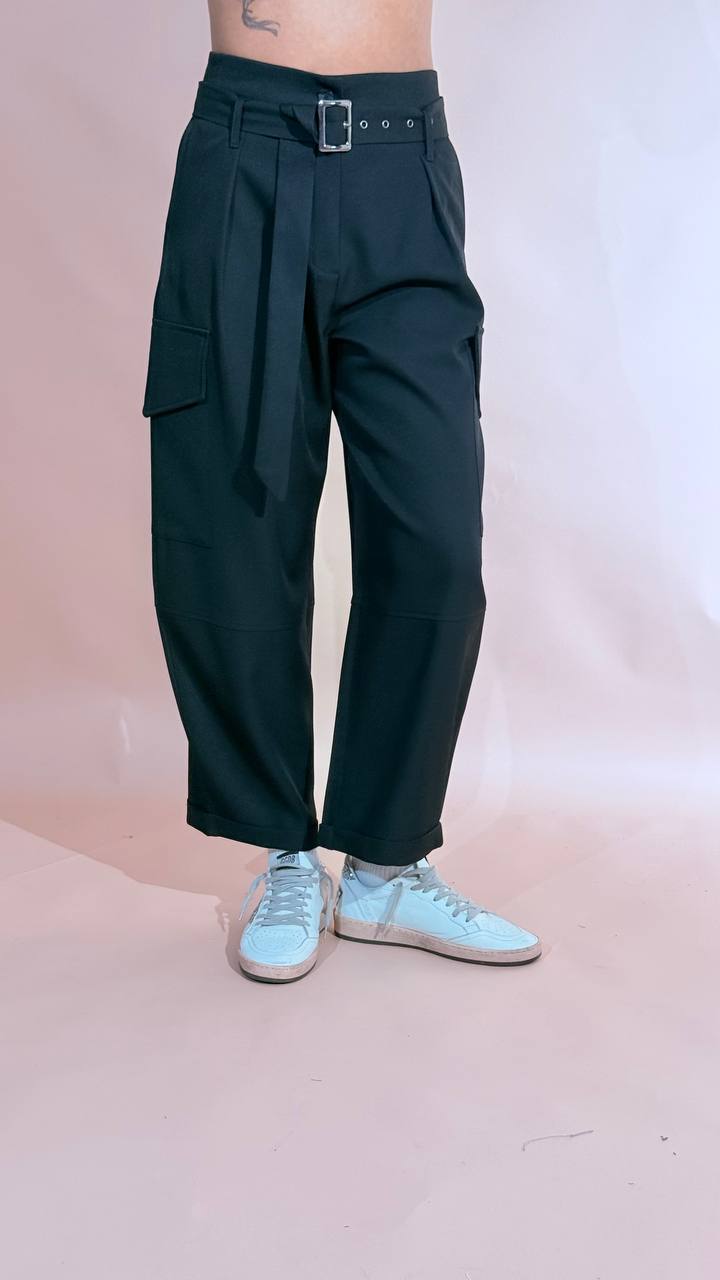 HAVE ONE Worker pantalone tasche PMN-R015 NERO 