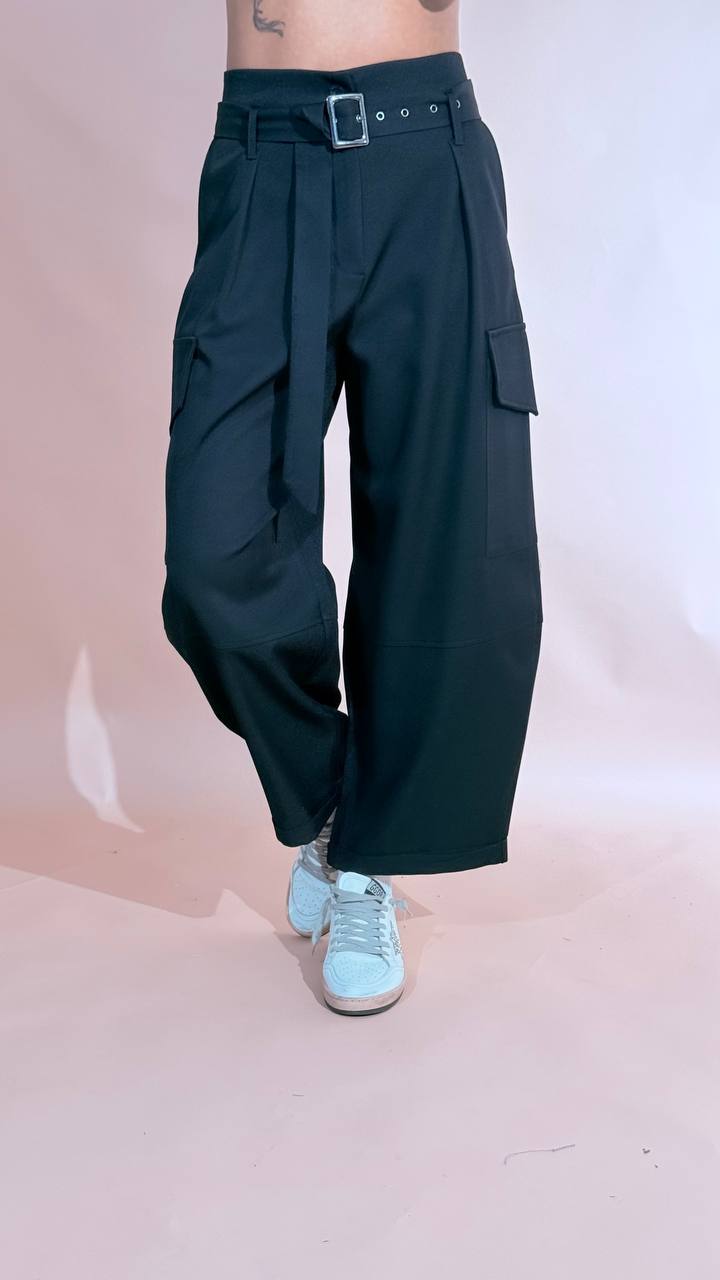 HAVE ONE Worker pantalone tasche PMN-R015 NERO 