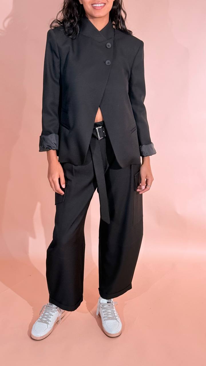 HAVE ONE Worker pantalone tasche PMN-R015 NERO 