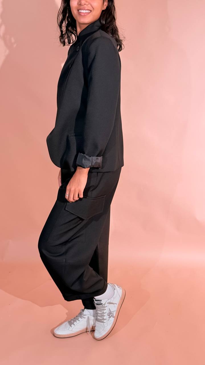 HAVE ONE Worker pantalone tasche PMN-R015 NERO 