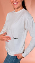 HINNOMINATE jersey tshirt manica lunga HMABW03121 PANNA 