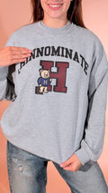 HINNOMINATE Teddy sweatshirt HMABW03124 GRIGIO 
