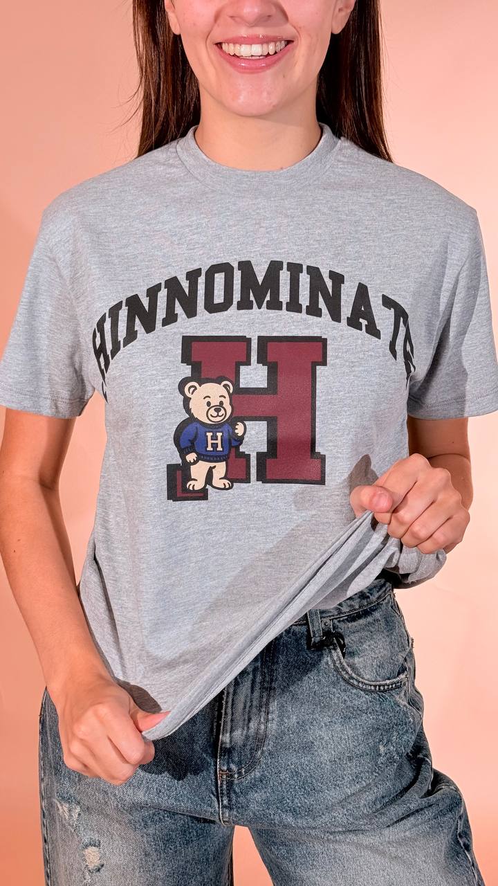 HINNOMINATE Teddy t-shirt HMABW03125 GRIGIO 