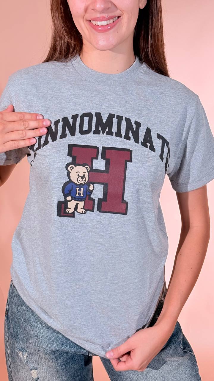 HINNOMINATE Teddy t-shirt HMABW03125 GRIGIO 