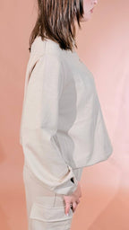 HINNOMINATE Maglia a polo in viscosa HMABW03139 BEIGE 