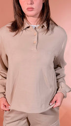 HINNOMINATE Maglia a polo in viscosa HMABW03139 BEIGE 