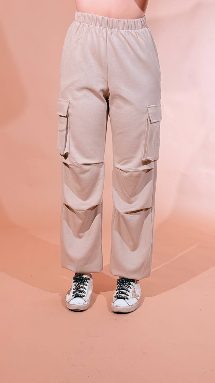 HINNOMINATE "cargo" pants in viscosa HMABW03140 BEIGE 
