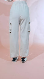 HINNOMINATE "cargo" pants in viscosa HMABW03140 BEIGE 