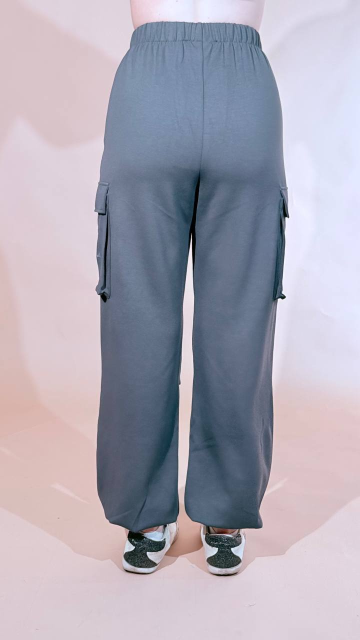 HINNOMINATE "cargo" pants in viscosa HMABW03140 FERRO 